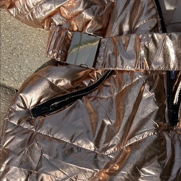 Metallic Snowsuit with Hood - Picture 3 of 5